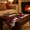 thumbnail image 6 of Trovenix Christmas Decorative Table Runner Long Strip Table Scarf For Dining Table Mantel Holiday Party Layout Winter Home Decor, 6 of 6
