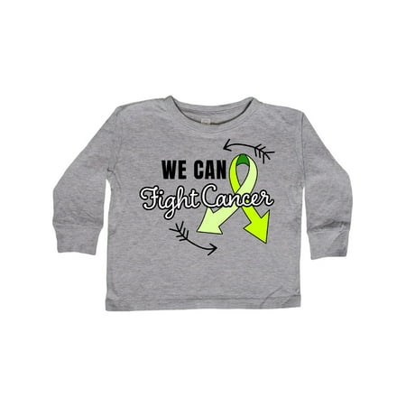 

Inktastic We Can Fight Cancer Lymphoma Awareness with Arrows Gift Toddler Boy or Toddler Girl Long Sleeve T-Shirt