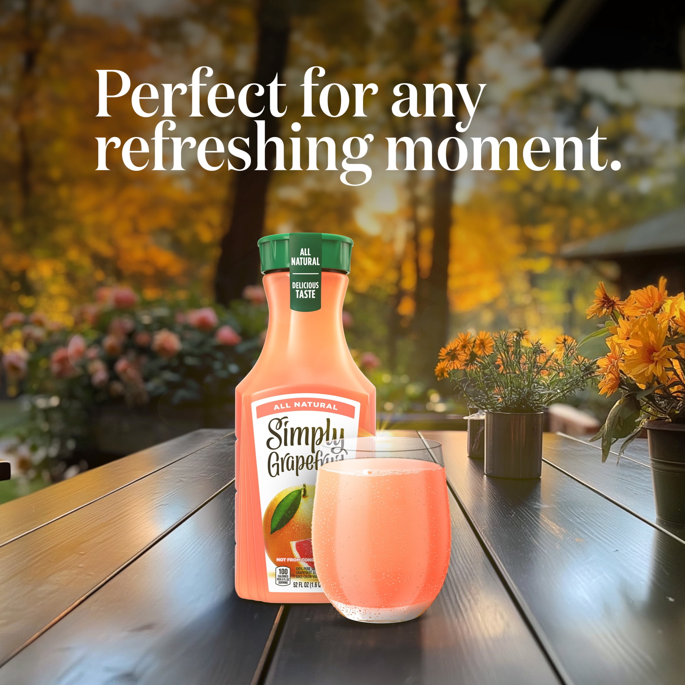 Simply Grapefruit Juice Bottle, 52 fl oz