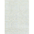thumbnail image 4 of Jaipur Living Bellevue Handmade Trellis Blue Ivory Area Rug 8'X11', 4 of 4