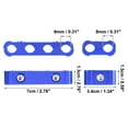thumbnail image 3 of Unique Bargains 2 Set 8mm Car Auto Engine Spark Plug Wire Separator Looms Divider Organizer Clamp Aluminum Alloy Blue, 3 of 7