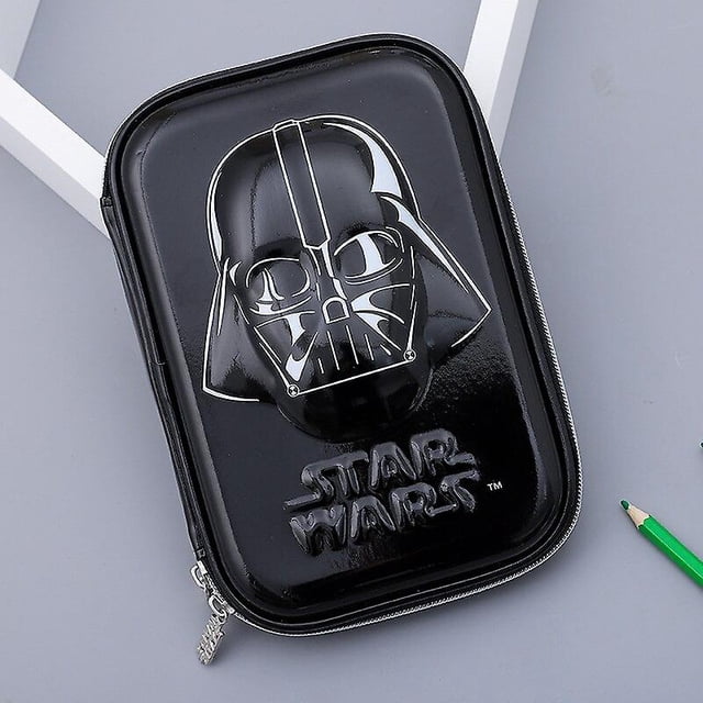 Star Wars Estuche para lápices de gran capacidad Kawaii Pencilcas Estuche para bolígrafos escolares Suministros Bolsa de almacenamiento Caja Estuche para lápices Papelería Juguete para regalo hei