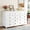 White, variant on White Dresser for Bedroom, 10 Drawer Wood Chest of Drawers, Modern Wide Storage Dresser Cabinet with Large Wooden Top for Bedroom, Living Room