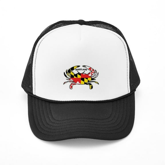CafePress - MARYLAND CRAB - Adjustable Unisex Printed Trucker Hat with Mesh Back