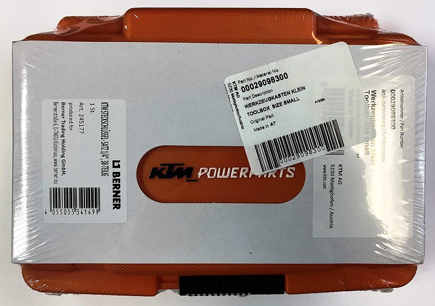 NEW KTM 38 PIECE TOOL BOX SET KIT 00029098300