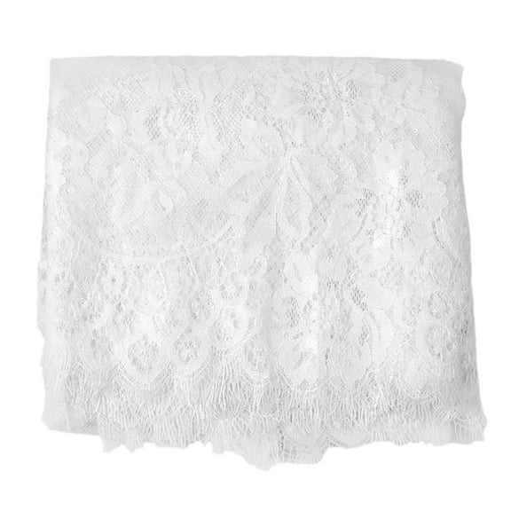 White Lace Table Runner for French Wedding or Family Table Decor, 36x300cm