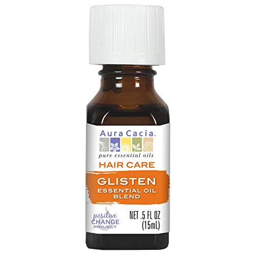 Aura Cacia Hair Styling Balm - Glisten Essential Oil Blend FL oz. - Aura Cacia Hair Styling Balm - Glisten Essential Oil Blend FL oz. -