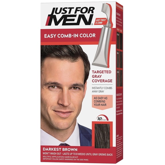 JUST FOR MEN AutoStop Haircolor, Darkest Brown A-50 1 ea