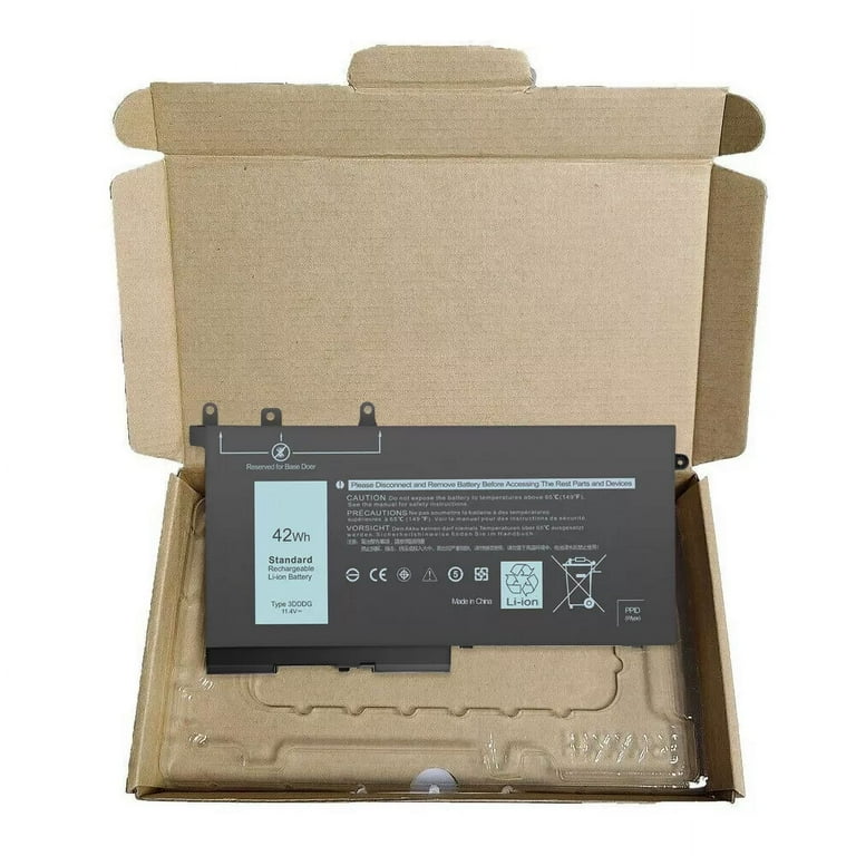 3DDDG 11.4V 42Wh Battery For Dell Latitude E5280 E5480 E5591