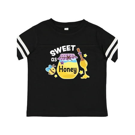 

Inktastic Sweet as Honey with Honey Jar and Bee Gift Toddler Toddler Girl T-Shirt