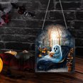 thumbnail image 5 of Decoraciones de Halloween, adornos de Halloween, regalos de Halloween, serie fantasma de Halloween, artesanías acrílicas, adornos decorativos, decoraciones acrílicas planas, colgantes de acrílico, 5 of 5