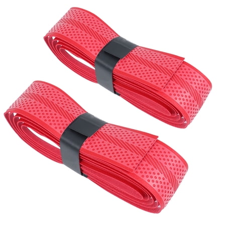 CRILSTYLEO Fishing Rod Handle Wrap Red PU Material Anti Slip Sweat Absorbing Tape for Racket and Bike