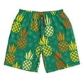 thumbnail image 4 of Bixox Men's Pineapples1 printing Casual Classic Fit Short Summer Beach Shorts, 4 of 6