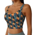 thumbnail image 2 of Balery Owls In Cartoon Style Sujetadores deportivos con espalda cruzada para mujer, acolchados, sin costuras, de alto impacto, ideales para yoga, gimnasio, entrenamiento y fitness.-Medium, 2 of 8