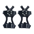 thumbnail image 2 of MTBLYS Ice Cleats for Shoes Winter Ice Cleats for Shoes, 10-Spike Traction Grips, Non-Slip Rubber Shoe Covers for Hiking & Snow, Universal Fit, 2 Pairs, 2 of 5