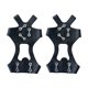 thumbnail image 2 of Elastic Ice Claw Skidproof Shoe Covers Snow Grip Shoe Covers 10-Spike Ice Grip Shoe Covers Outdoor Hiking Shoe Inserts, 2 of 6