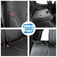 thumbnail image 4 of Coverdream Custom Fit For Tacoma Car Seat Covers for Toyota Tacoma Base 2012-2015 - Breathable Leather (Full Set, Black/Red), 4 of 10