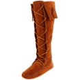 thumbnail image 1 of Minnetonka Femmes devant Dentelle Knee-Hi Boot, Brun, 7 M US, 1 of 4