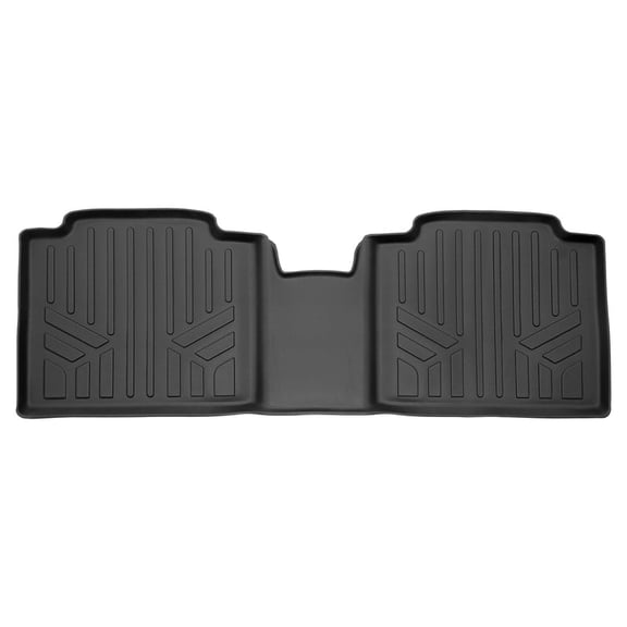 SMARTLINER All Weather Protection Custom Fit Black 2nd Row Floor Mat Liner Set Compatible With 2023-2024 Lexus RZ