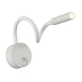 thumbnail image 1 of Bunblic Flexible Hose Sconces Bedside Reading Lamp Aluminum White Base Switch, 1 of 8