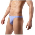 thumbnail image 1 of TIHLMK sous-Vêtements pour Hommes Taille Basse Mode Rayures Colorées String Confortable, 1 of 8