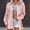 c01Pink, variant on Oversized Shacket Jacket for Women Button Down Shirt Cable Textured Casual Solid Color Long Sleeve Loose Jacket Pink S