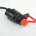thumbnail image 3 of sweethay Interruptor de parada, botón pulsador portátil, interruptores de motocicleta, accesorios de repuesto para con cordón de seguridad Vehículos, repuestos y accesorios Mis sweethay CZ7433-00B, 3 of 5