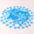 thumbnail image 5 of 300 Uds 2CM Mini adorno de copo de nieve decoraciones navideñas copos de nieve artesanía de Navidad para manualidades DIY decoración de mesa de fiesta de invierno de Navidad（2Cm white 300pcs 2CM, 5 of 5