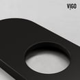 thumbnail image 3 of VIGO 5.5 in. Bathroom Sink Faucet Hole Cover Deck Plate For 1 or 3 Hole in Matte Black, 3 of 9