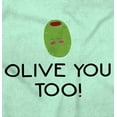 thumbnail image 2 of Olive You Love Pun Matching Couples Hoodie Sweatshirt Women Men Brisco Brands X, 2 of 7