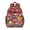 Red-22, variant on Modern Floral Watercolor Student Backpack Spacious Lightweight School Backpack with Chest Strap Adjustable Straps Water-resistant Design