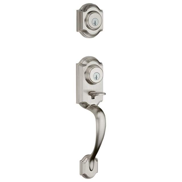 Handleset Kwikset Montara Satin Nickel SmartKey Outdoor