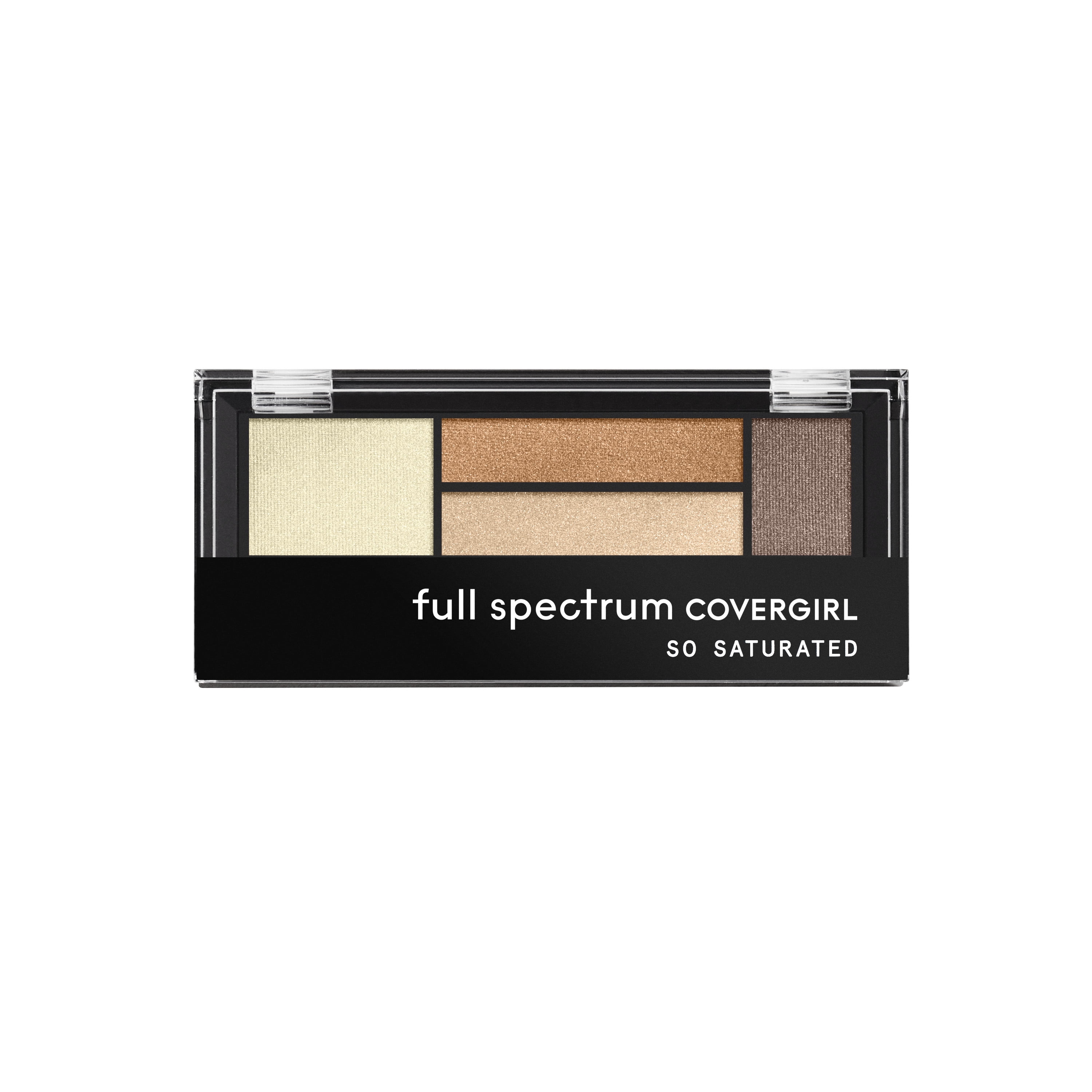COVERGIRL Full Spectrum So Saturated Quad Eyeshadow Palette, Steady