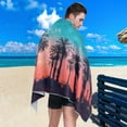 thumbnail image 4 of GZHJMY Sunset Sky Beach Towel - Lightweight Compact Oversized Travel Towels - Super Absorbent Quick Dry Towel for Swimming Camping Holiday（495）, 4 of 7