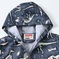 thumbnail image 5 of Mercatoo Toddler Boys Girls 𝗖artoon Print Zip Jacket 𝗛ooded Trench Lightweight Kids Windbreaker Coats Casual Outerwear, 5 of 8
