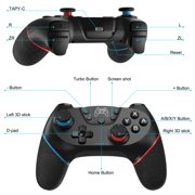 Hall Effect Wireless Controller for Switch/Lite/OLED/Switch 2 & PC – Wake-Up, Gyro, Turbo, Dual Vibration & Screenshot