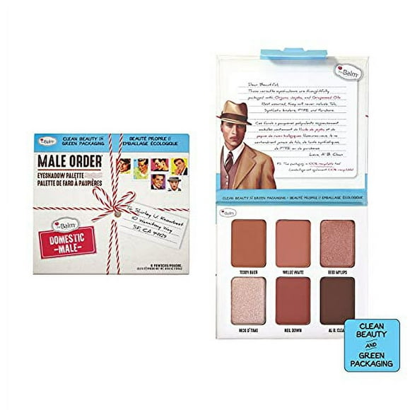 Paleta de sombras de ojos TheBalm Male Order Domestic Male 30 ml