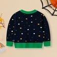 thumbnail image 4 of Little Boys Girls Kids Christmas Sweater Xmas Holiday Party Crewneck Knit Cute Pullover Tops 4 Years-5 Years, 4 of 7