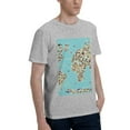 thumbnail image 2 of Bingfone World Travel Line Icons Map Men'S Loose Fit Short-Sleeve Pocket T-Shirt, 2 of 7