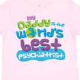 thumbnail image 4 of Inktastic Daddy Worlds Best Psychiatrist Boys or Girls Toddler T-Shirt, 4 of 5