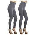 thumbnail image 1 of Women's 2-Pack Seamless Fleece Lined Leggings, 1 of 1