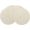 White, variant on 15 Inch Round Braided Placemats Set of 4, Washable Heat Resistant Cotton Polyester Circle Place Mats for Kitchen Dining Table - White