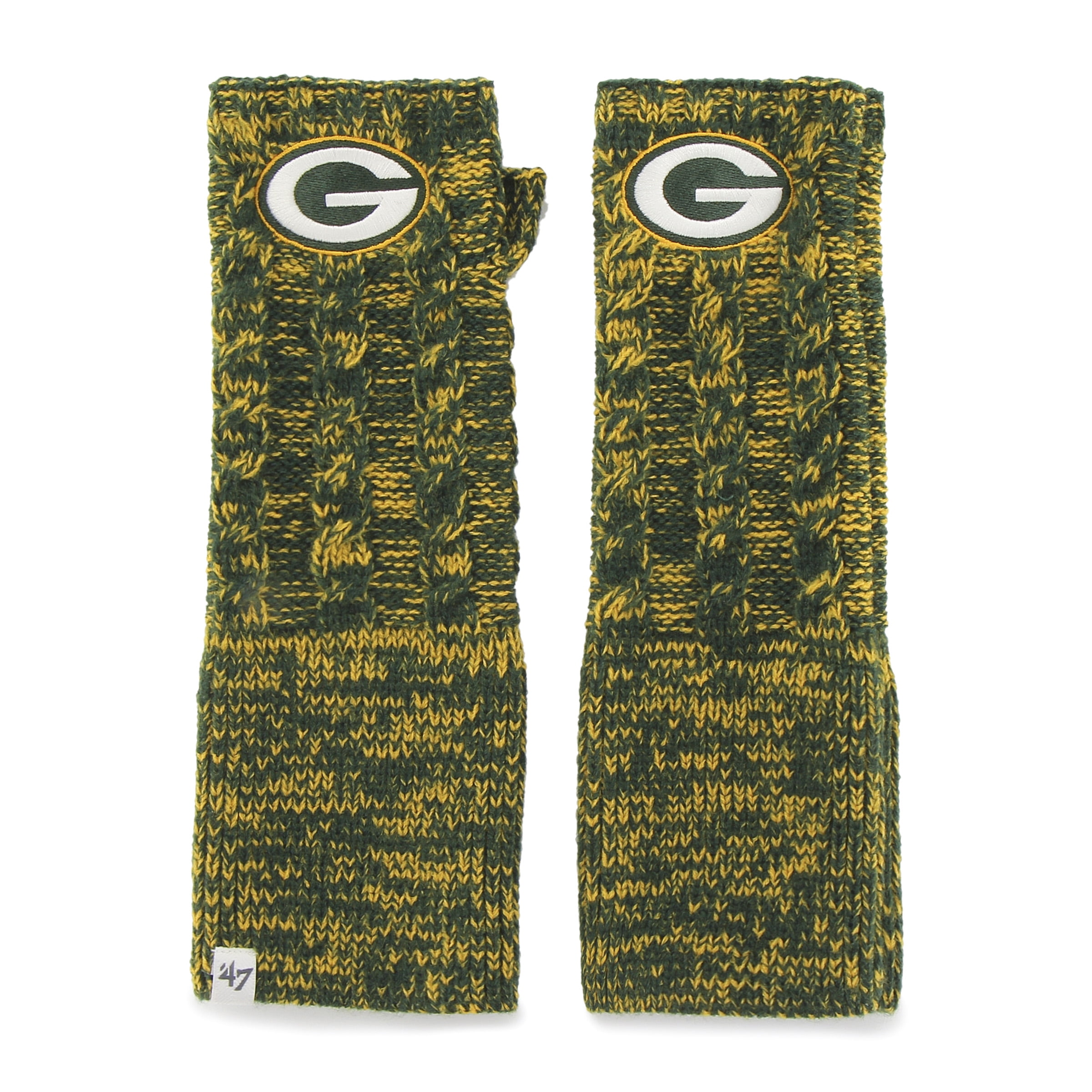 Green Bay Packers Prima Women's Dark Green Arm Warmer Gloves by 47 Brand