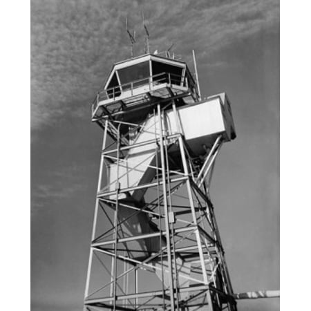 Low angle view of an air traffic control tower Newark Liberty International Airport New Jersey USA Canvas Art - (24 x 36)
