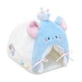 thumbnail image 1 of Tienda de campaña para casa de muñecas, mini tienda compacta y cómoda, cama de peluche para figuras, accesorios de muebles para casa de muñecas para azul, 1 of 10