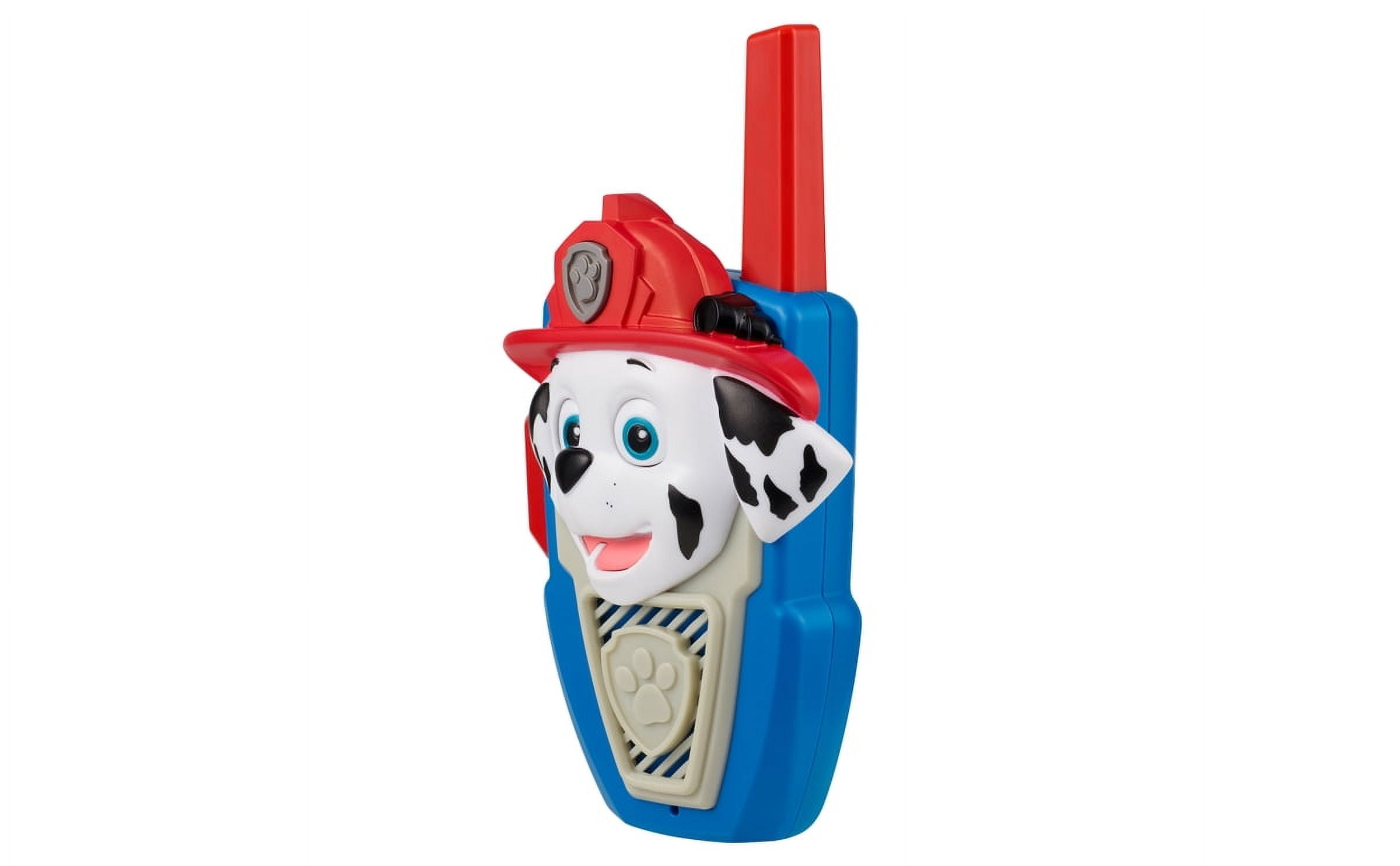 Paw Patrol Walkie Talkies, Marshall & Chase Set of 2 - Push to Talk Button for Children Ages 3+