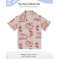 thumbnail image 2 of Disney Cars 2 Piece Boys Cotton Gauze Matching Outfit Toddler to Little Kids Sizes (Beige, 3T), 2 of 6