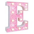 thumbnail image 1 of CSChome Warm White Alphabet Light LED Letter Light - Glitter Alphabet Sign with Hanging Hole, Night Light for Party Wedding Home Decoration, 1 of 7