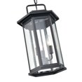 thumbnail image 2 of Millennium Lighting  Ellis 3 Light 18" Metal Outdoor Hanging Lantern Powder Coat Black Black, 2 of 4