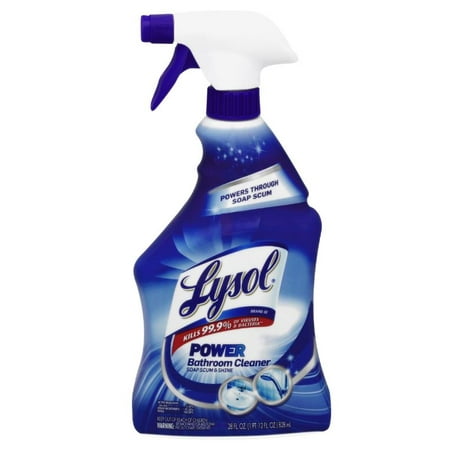 Bathroom Cleaner lysol power bathroom cleaner spray, 28 ounce - walmart Bathroom Cleaner lysol power bathroom cleaner spray, 28 ounce - walmart
